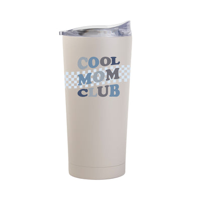Mothers Day Blue Cool Moms Club Sand 20oz Powder Coat Tumbler