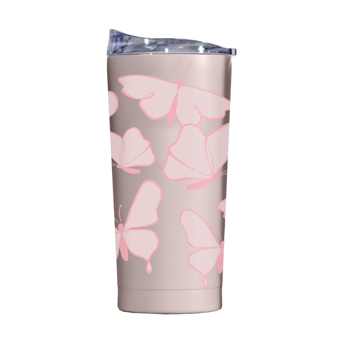 Spring 20oz Tonal Repeating Butterfly Dusk Powder Coat Tumbler