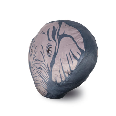 Elephant Puff Pillow