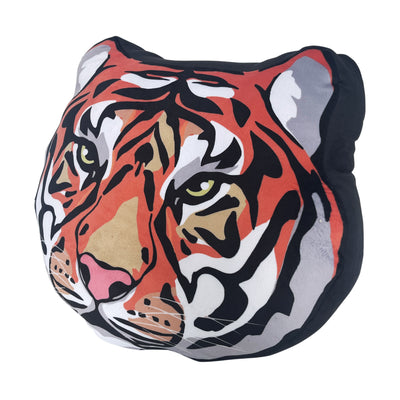 Zoo Animals Puff Pillow - Logo Brands