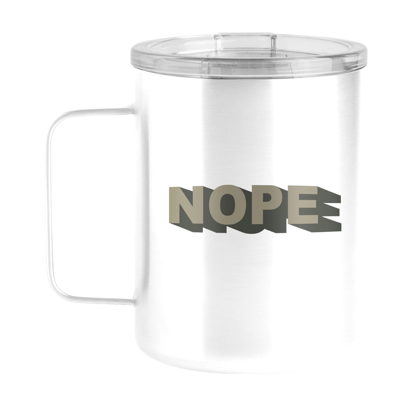 Snarky Mug Nope 15oz Stainless Steel Mug