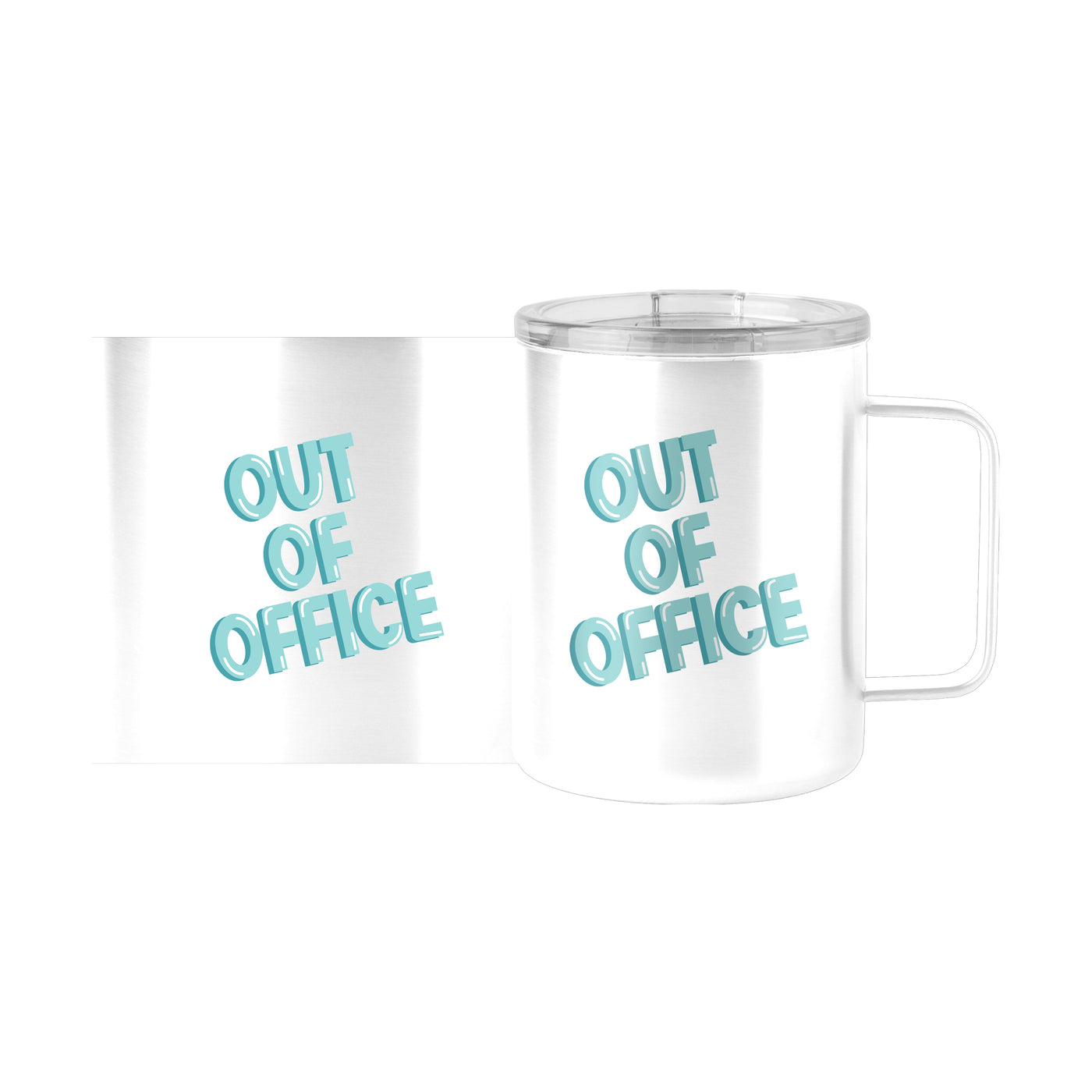 Snarky Mug Out Of Office 15oz Stainless Steel Mug