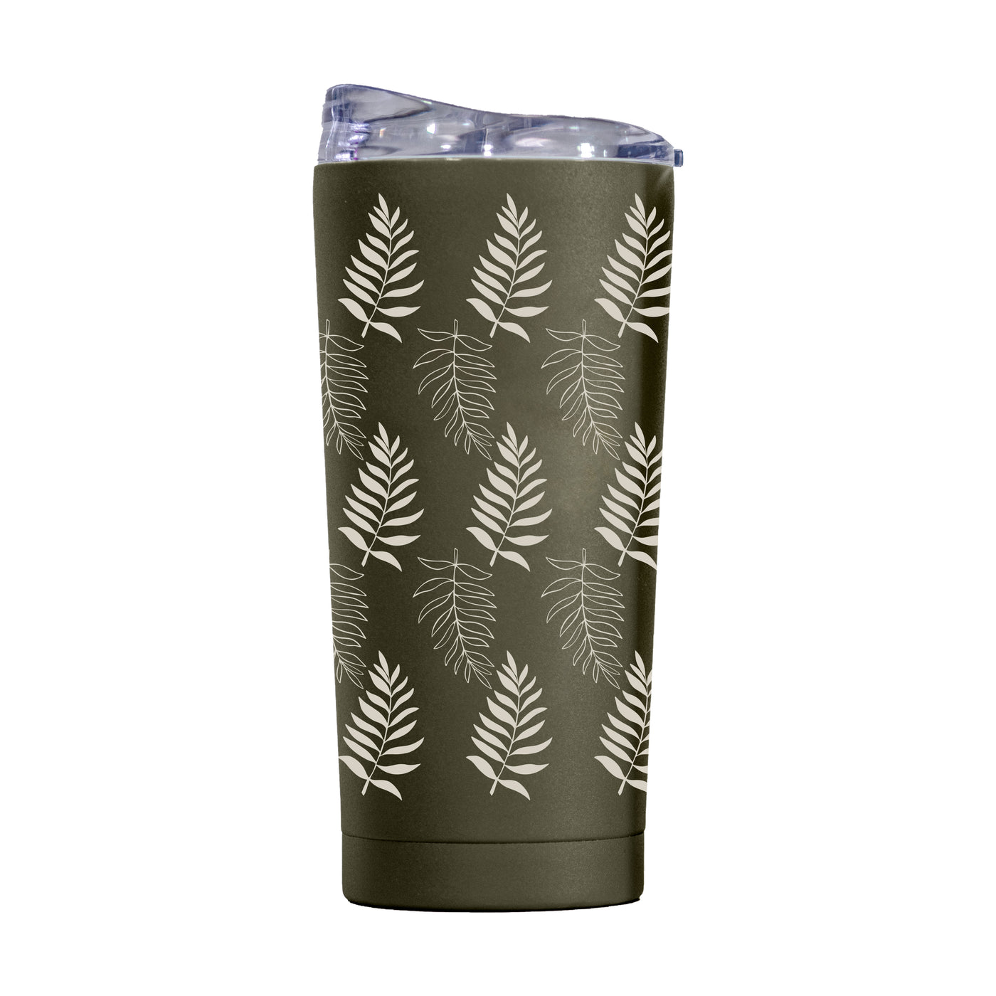 Jungle Collection Sand Palm Leaves 20oz Powder Coat Tumbler