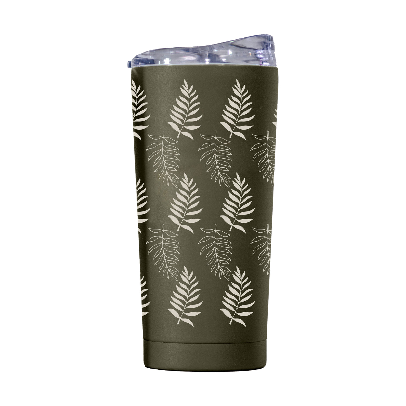 Jungle Collection Sand Palm Leaves 20oz Powder Coat Tumbler