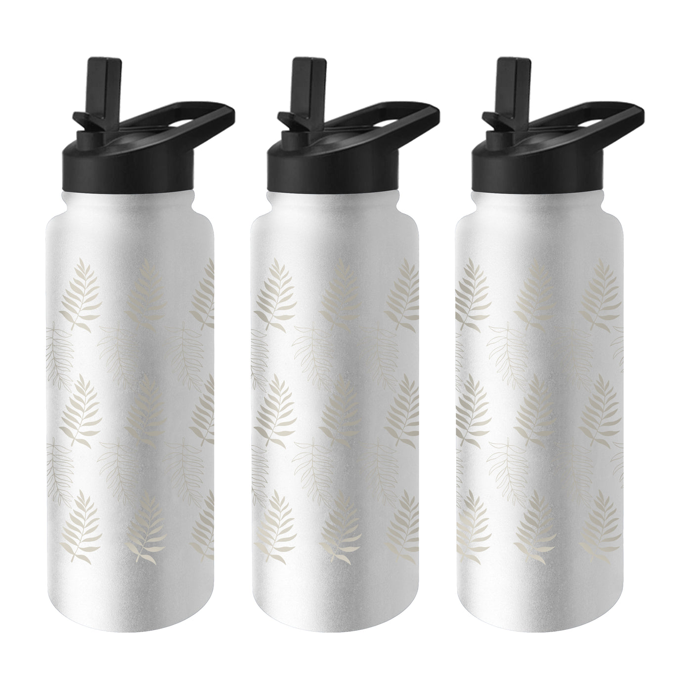 Jungle Collection Sand Palm Leaves 34oz Quencher Bottle