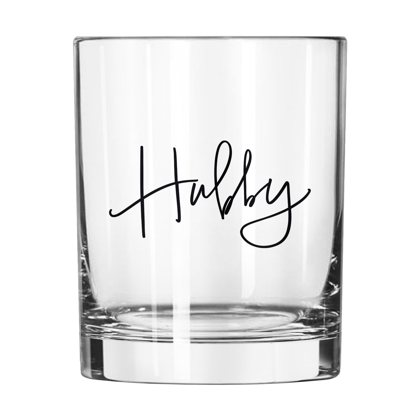Wedding Collection Hubby 14oz Rocks Glass