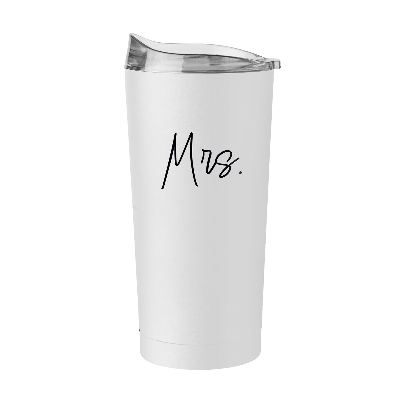 Wedding Collection Script Mrs. 20oz Powder Coat Tumbler