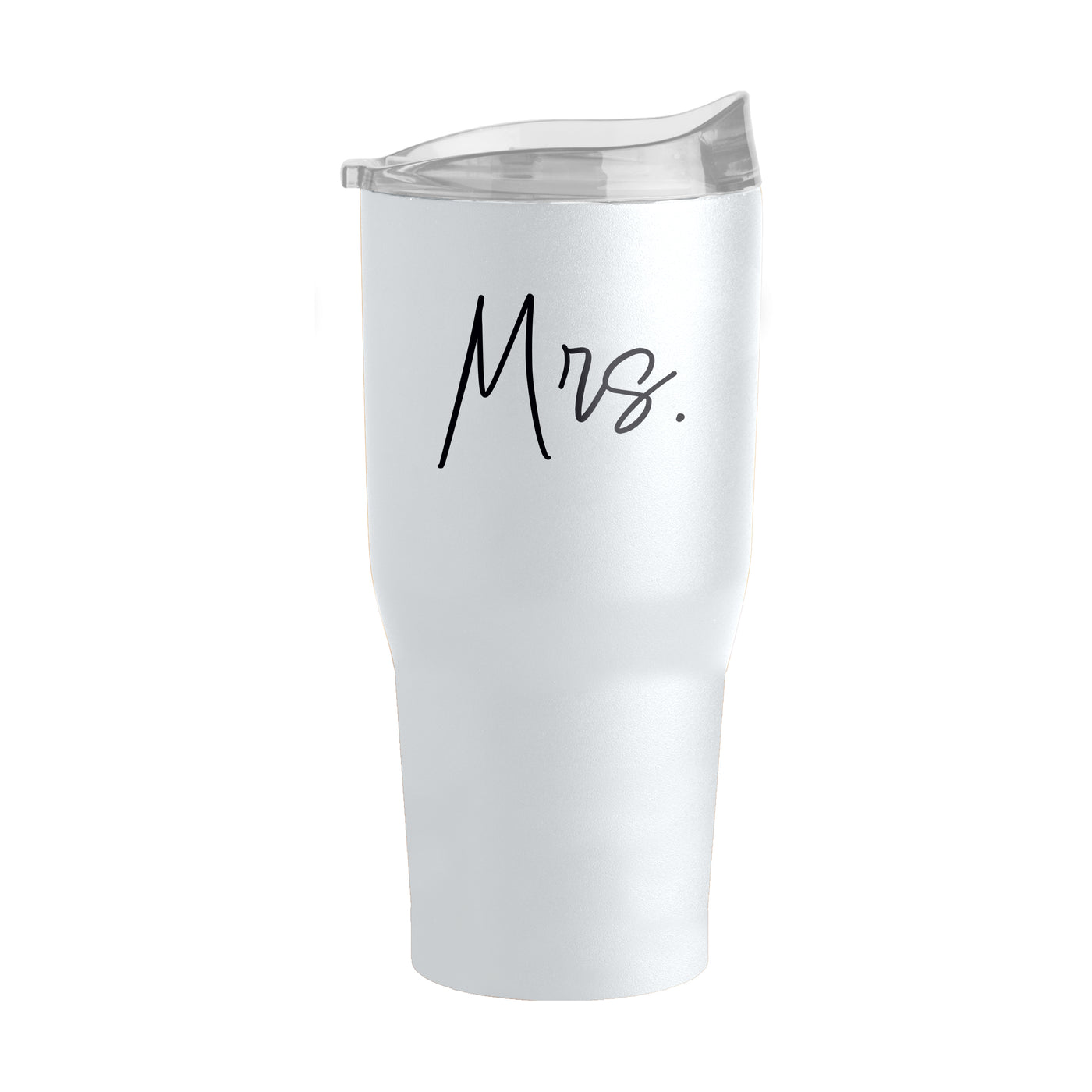 Wedding Collection Script Mrs. 30oz Powder Coat Tumbler