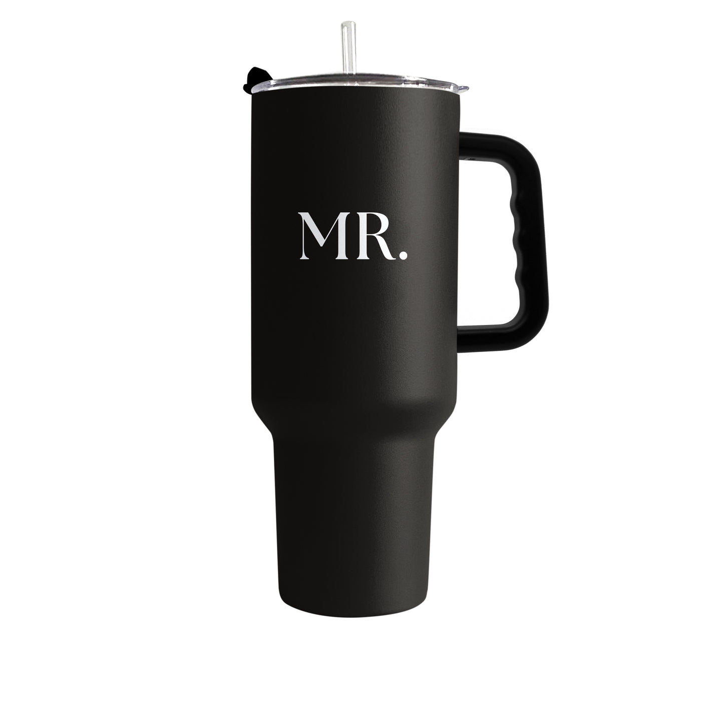 Wedding Collection Standard Font Mr. 40oz Powder Coat Tumbler