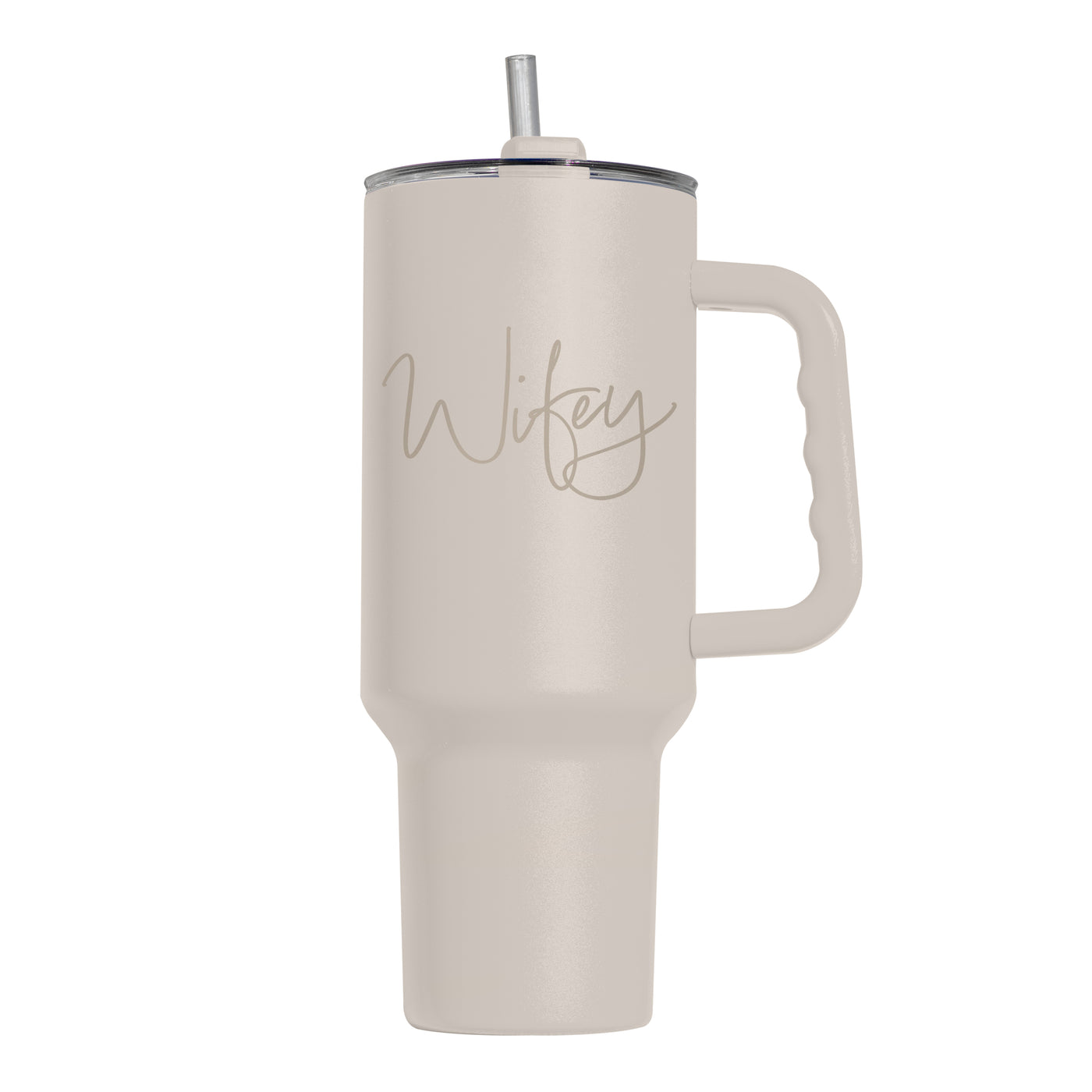 Wedding Collection Wifey 40oz Powder Coat Tumbler