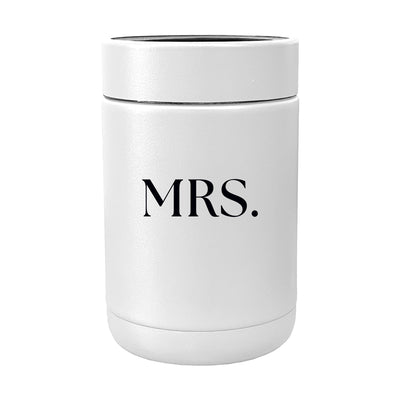 Wedding Collection Standard Font Mrs. Powder Coat Coolie