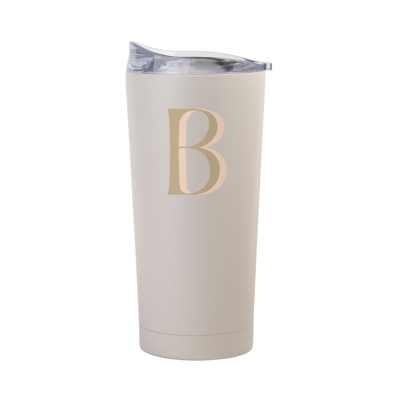 Bachelorette Sand 20oz Letter B Powder Coat Tumbler