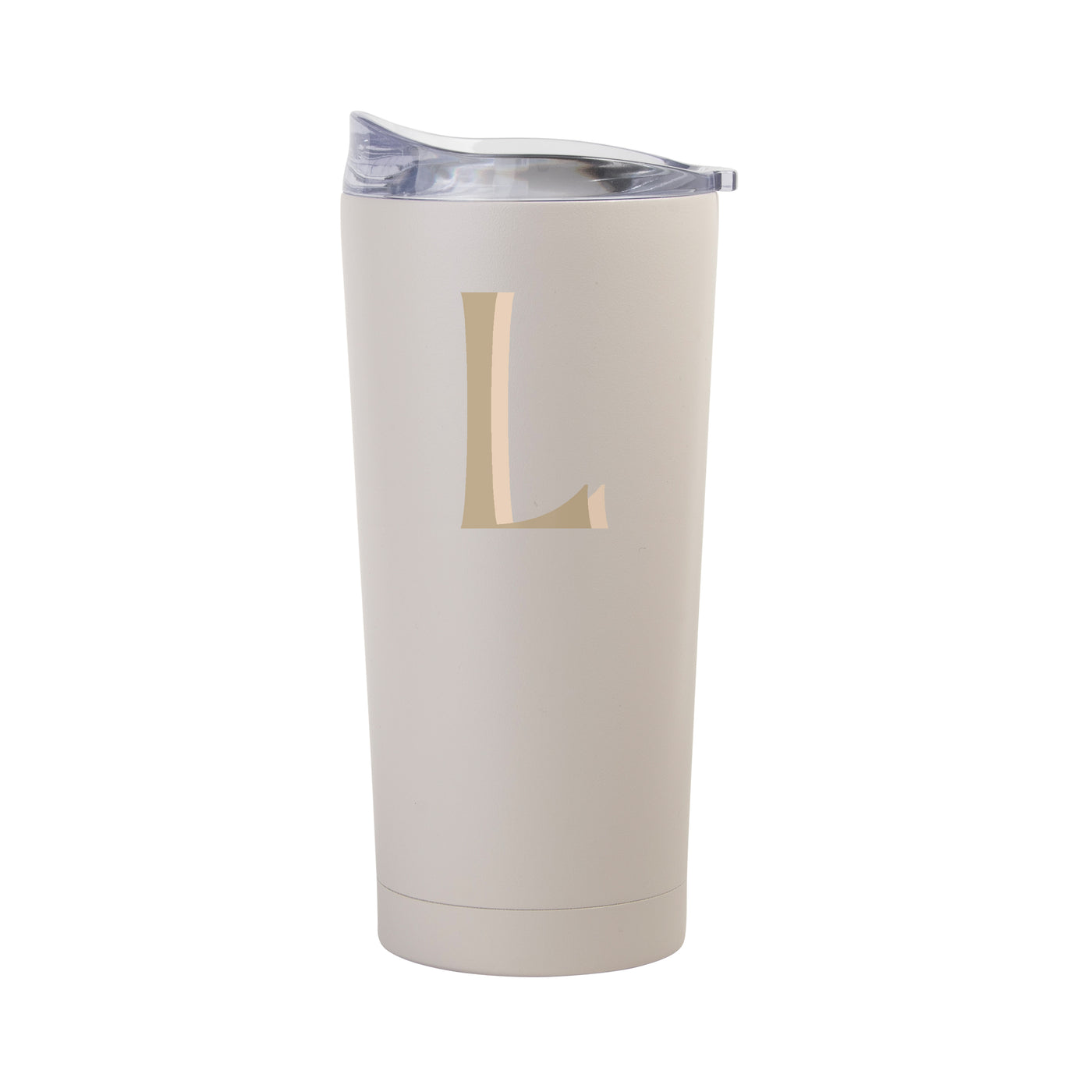 Bachelorette Sand 20oz Letter L Powder Coat Tumbler