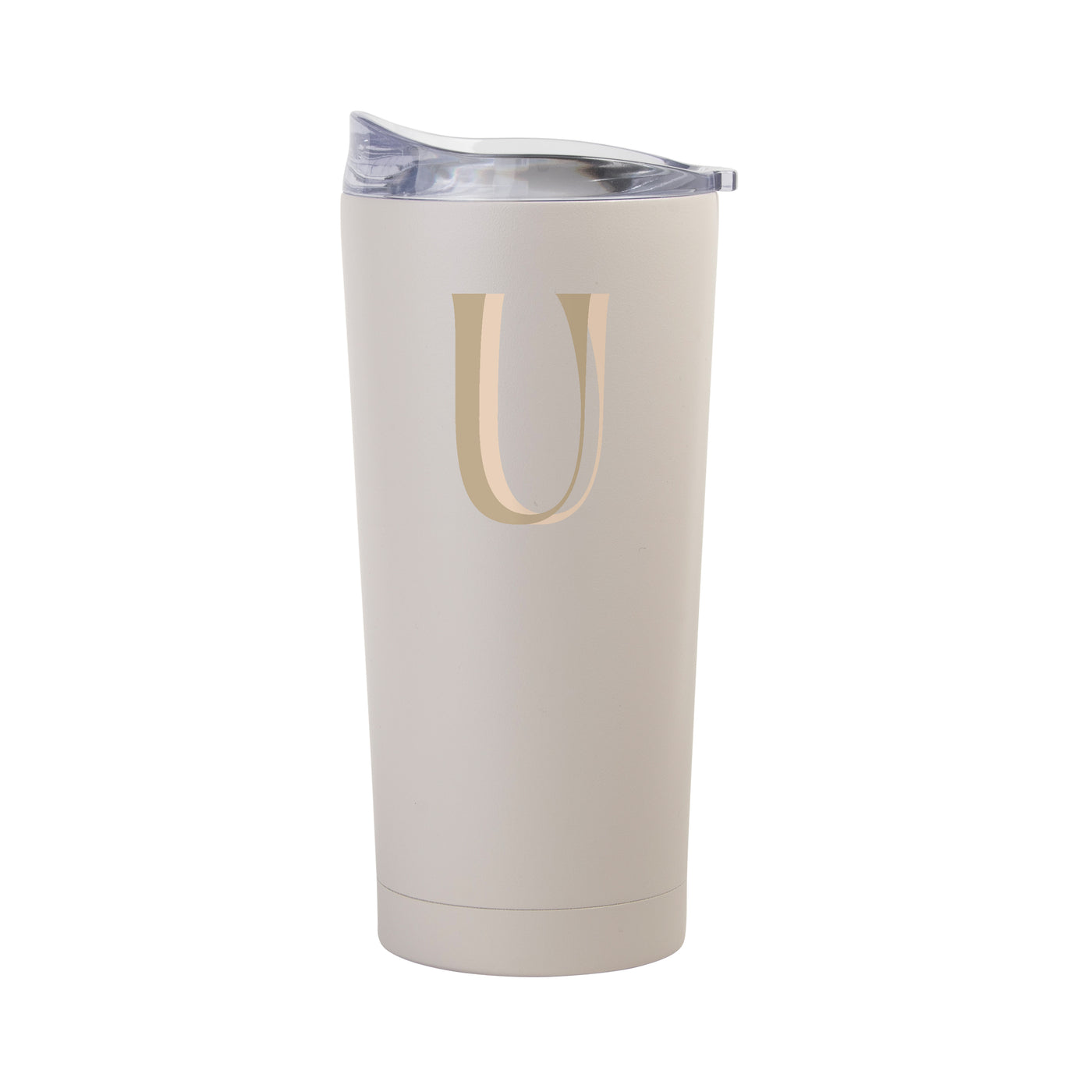 Bachelorette Sand 20oz Letter U Powder Coat Tumbler