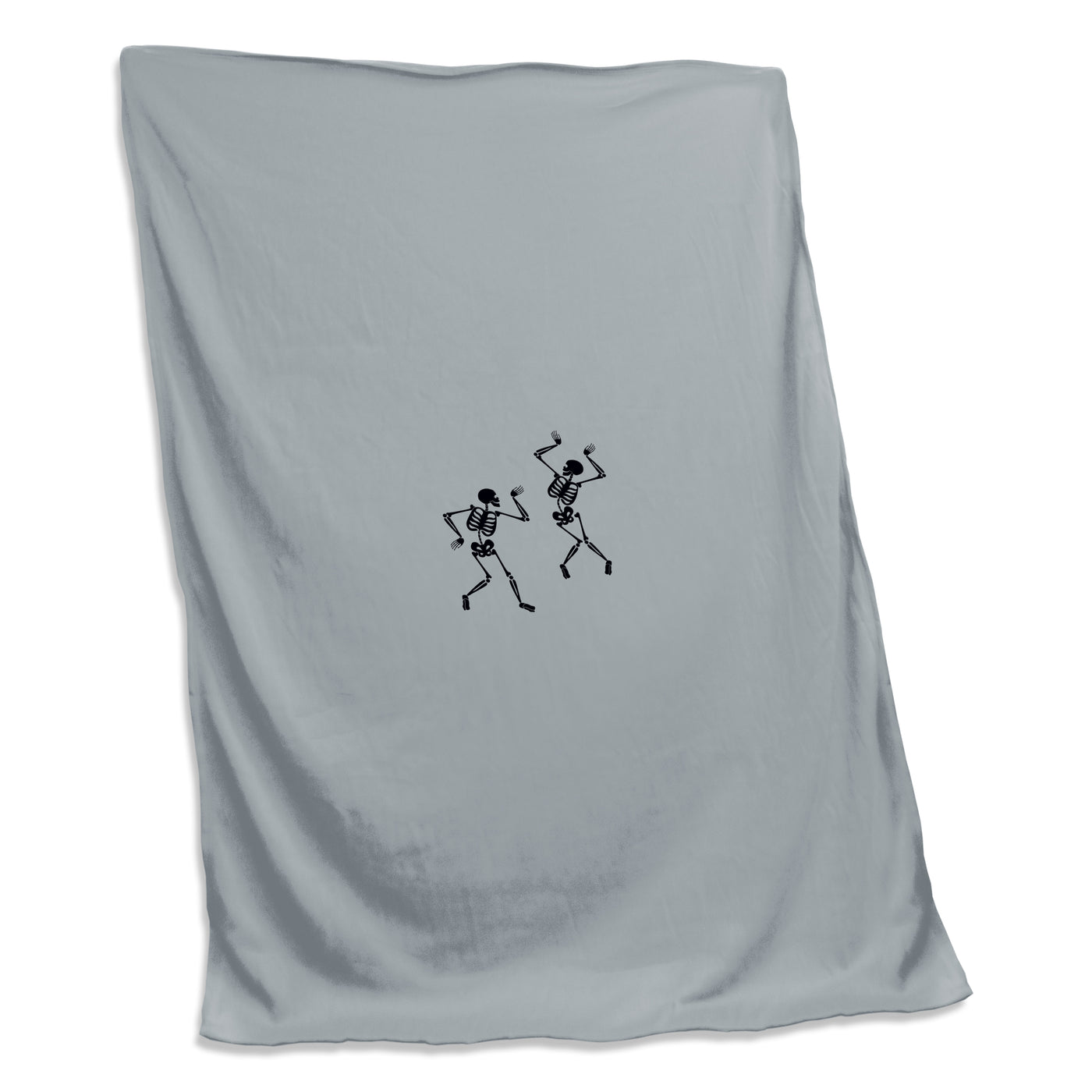 Halloween Skeletons Screened Sweatshirt Blanket