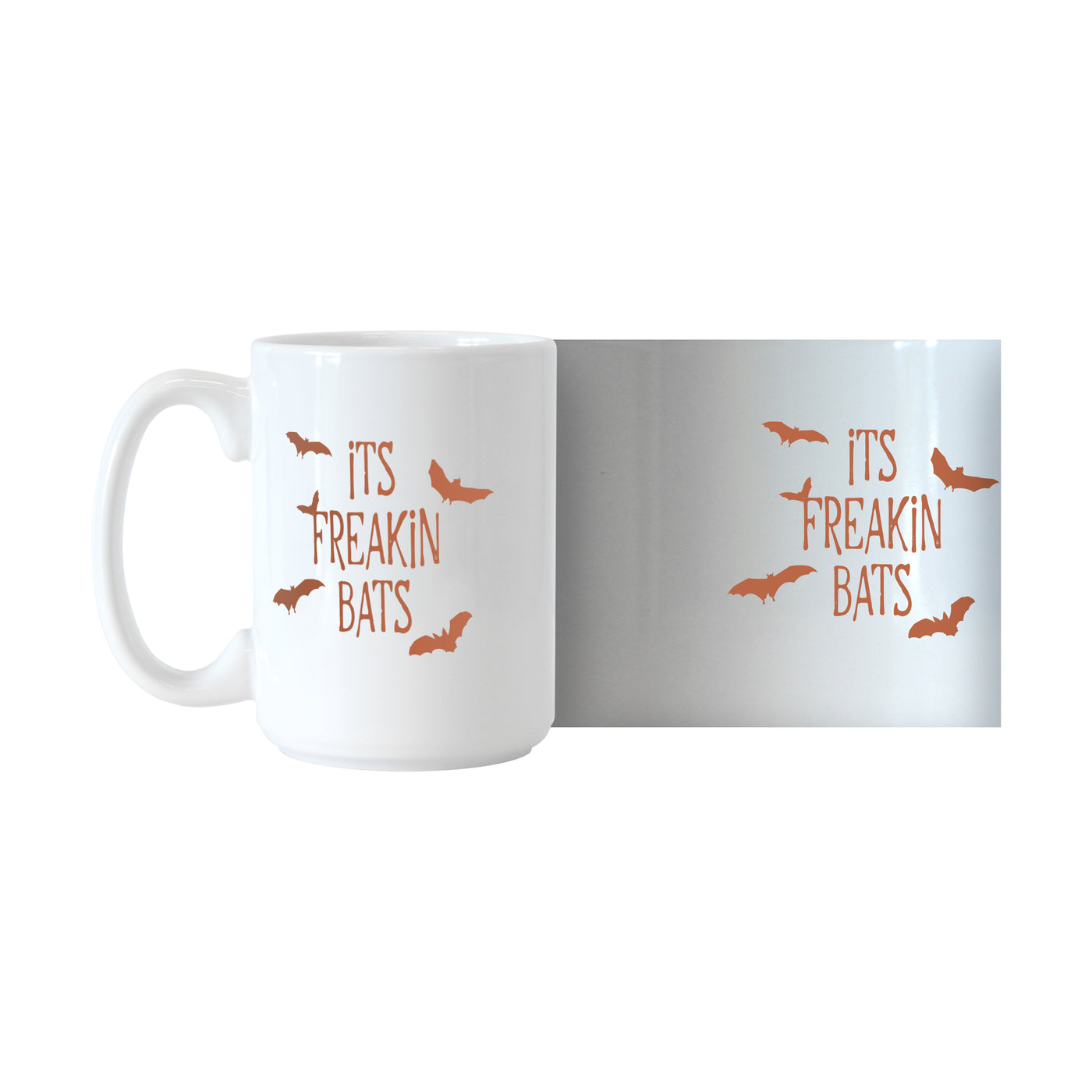 Halloween 15oz Its Freaking Bats Sublimated Mug