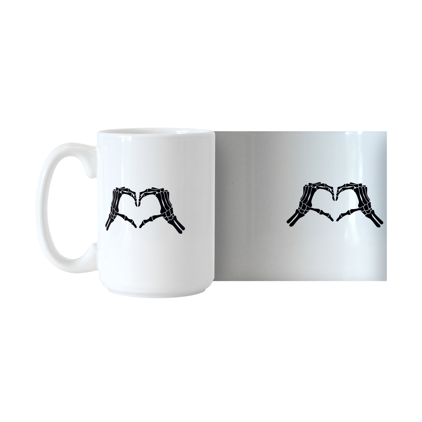 Halloween 15oz Skeloton Heart Hand Sublimated Mug
