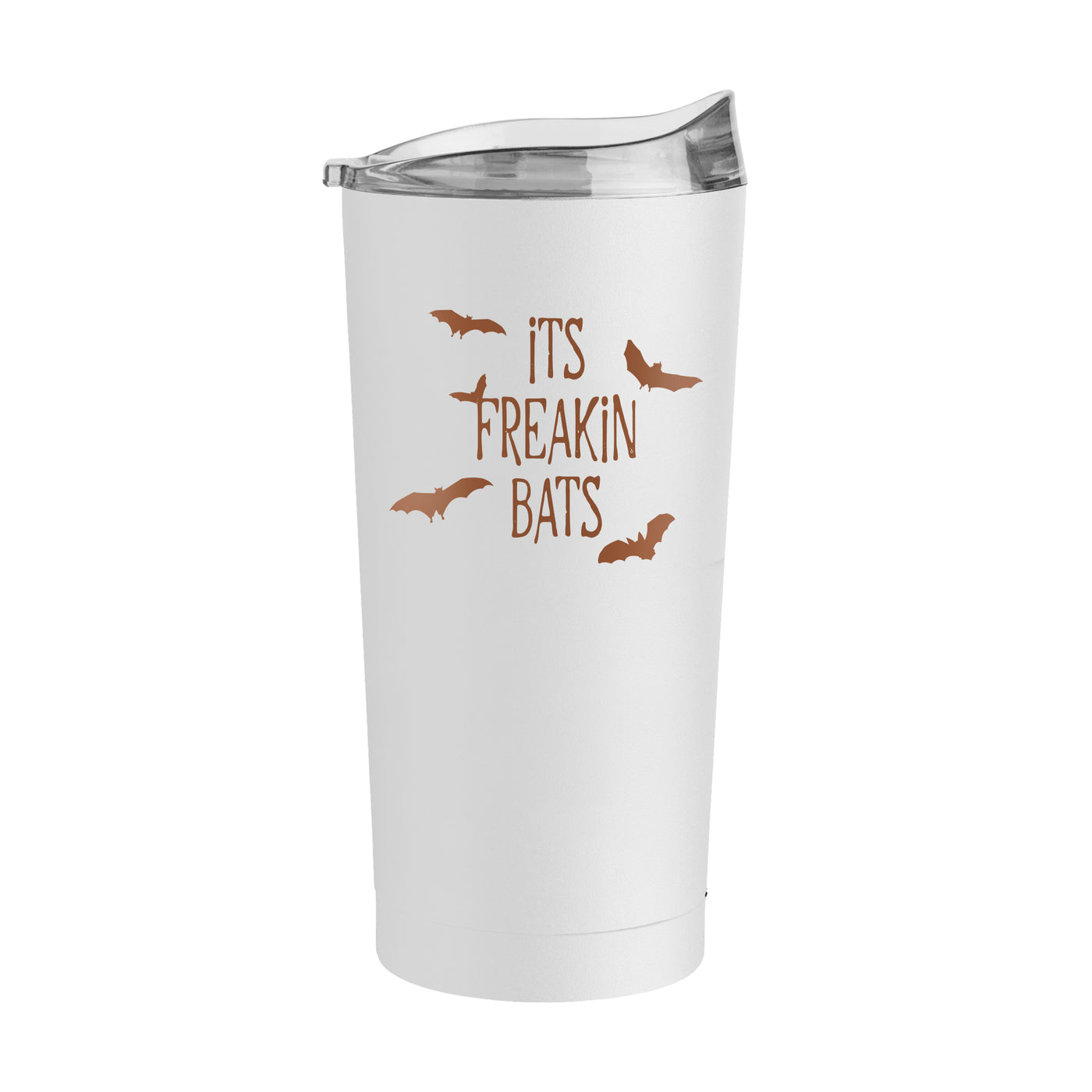 Halloween 20oz Its Freaking Bats Powder Coat Tumbler