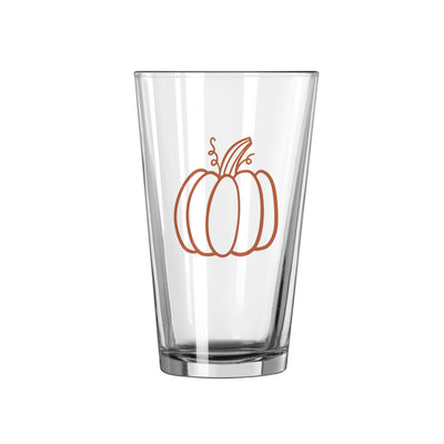 Fall Pumpkin 16oz Pint Glass