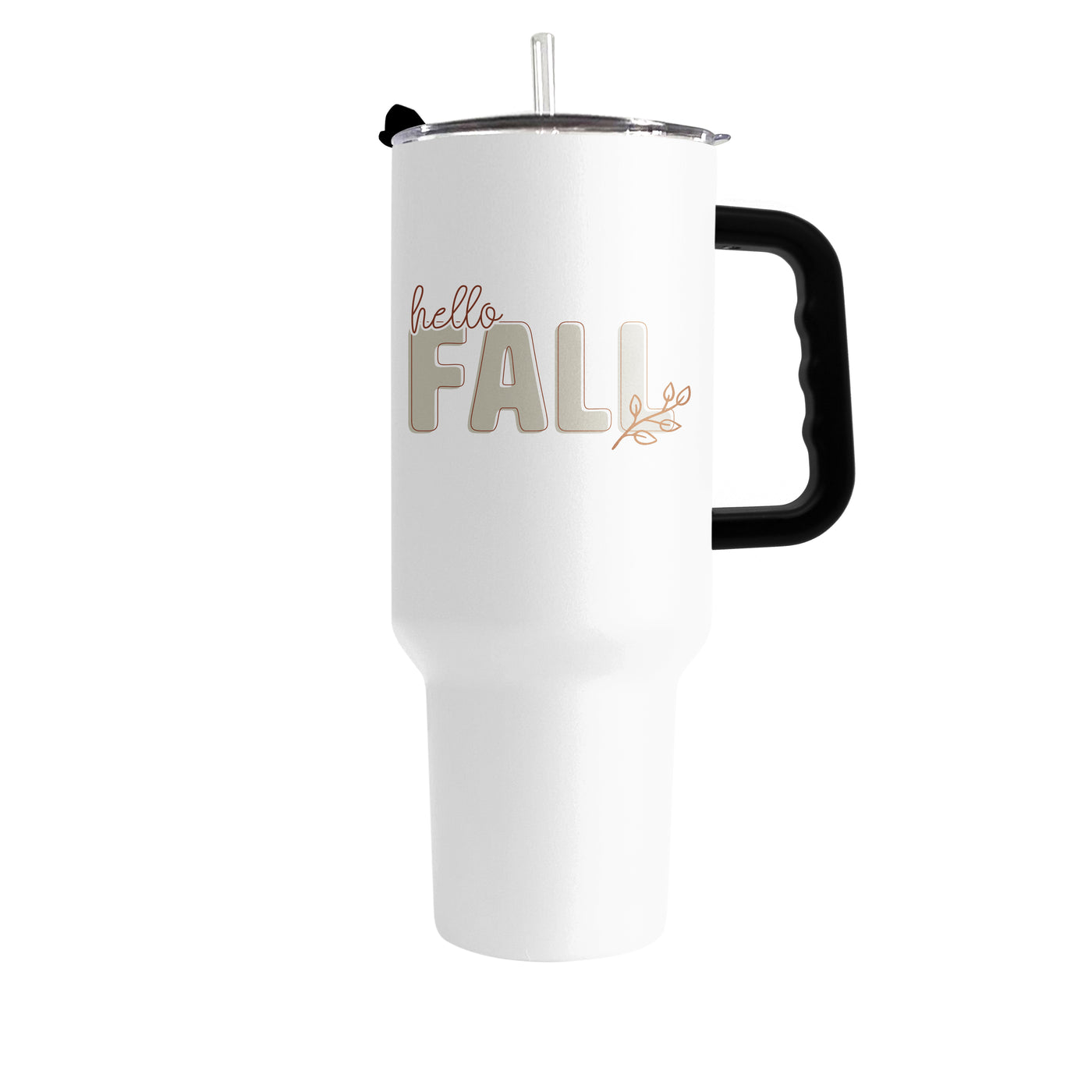 Fall Happy Fall 40oz Powder Coat Tumbler