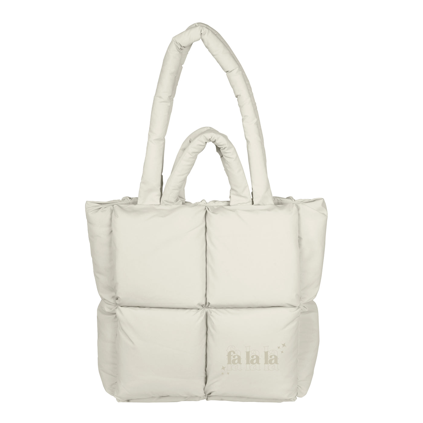 Christmas Falala Puff Tote