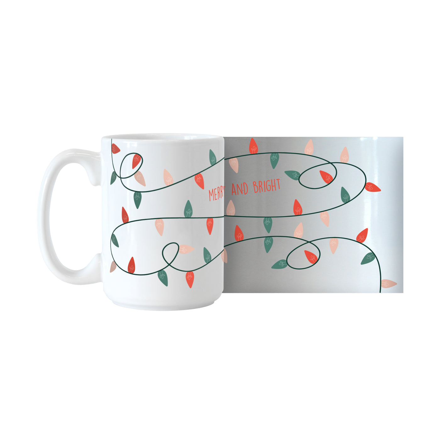 Christmas Merry and Bright 15oz Sublimated Mug
