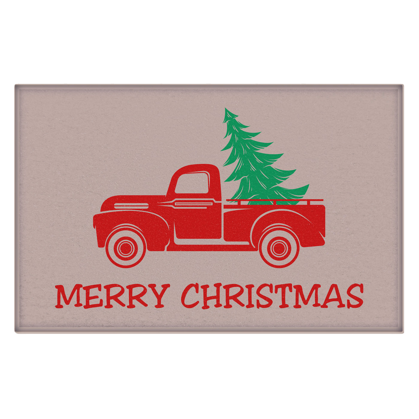 Christmas Truck Starter Mat
