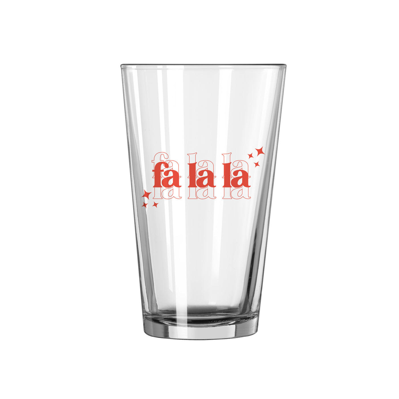 Christmas Falala 16oz Pint Glass