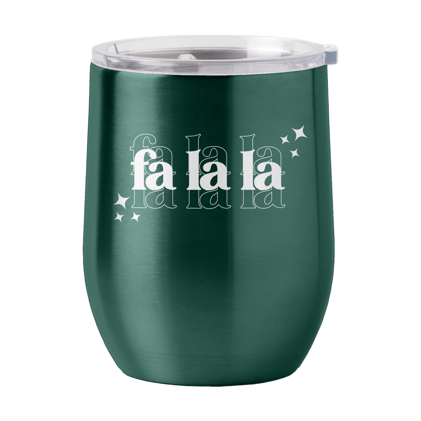 Christmas Falala 16oz Stainless Curved Beverage