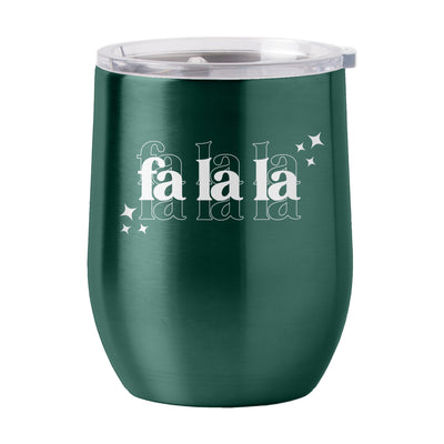 Christmas Falala 16oz Stainless Curved Beverage