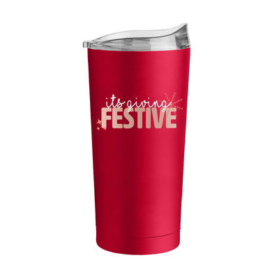 Christmas Festive 20oz Powder Coat Tumbler