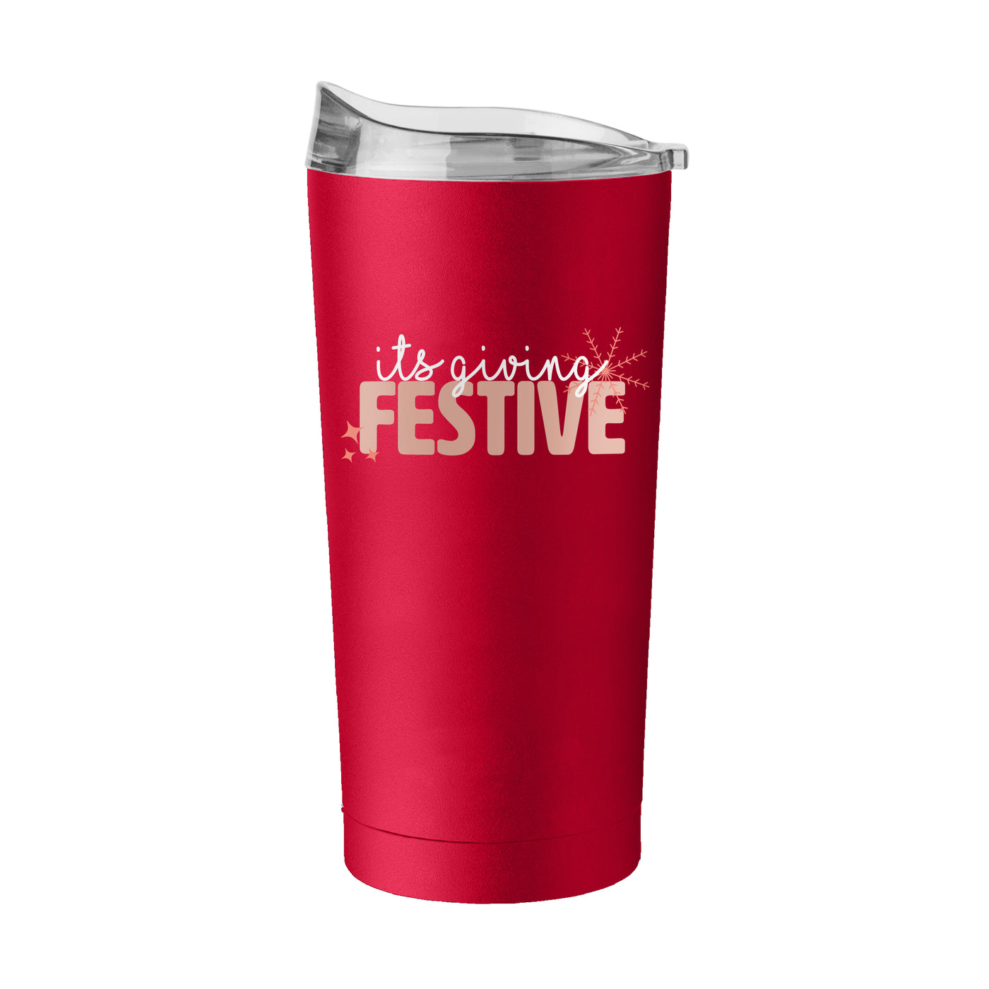 Christmas Festive 20oz Powder Coat Tumbler