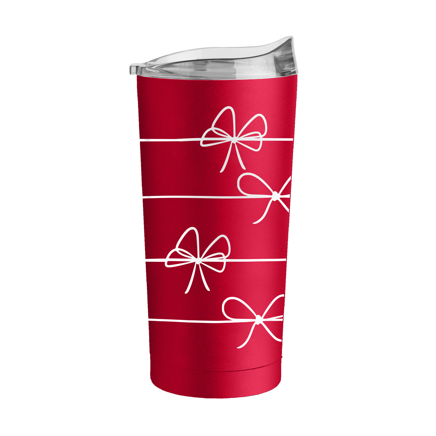 Christmas Ribbon 20oz Powder Coat Tumbler