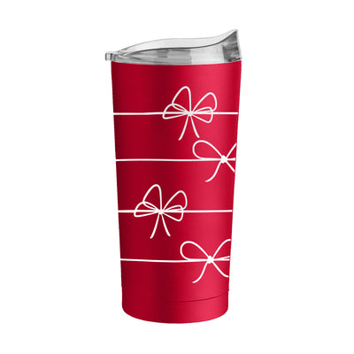 Christmas Ribbon 20oz Powder Coat Tumbler