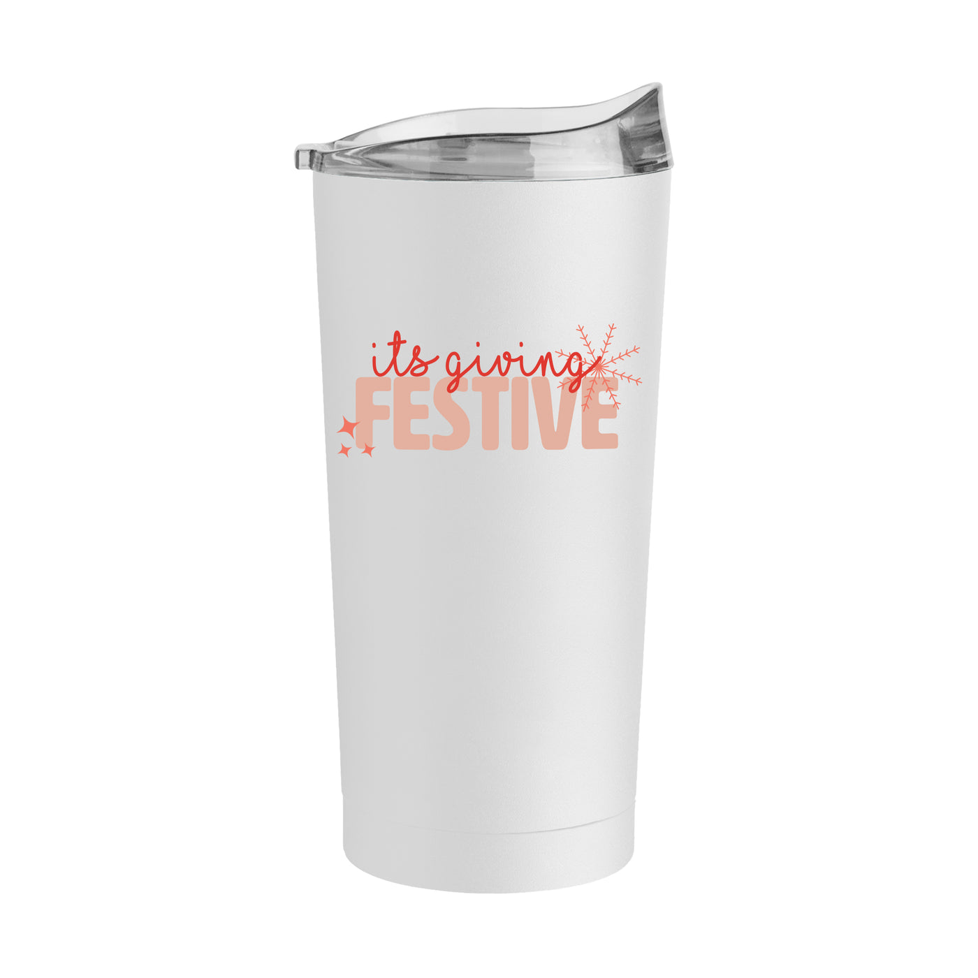 Christmas Festive 20oz Powder Coat Tumbler
