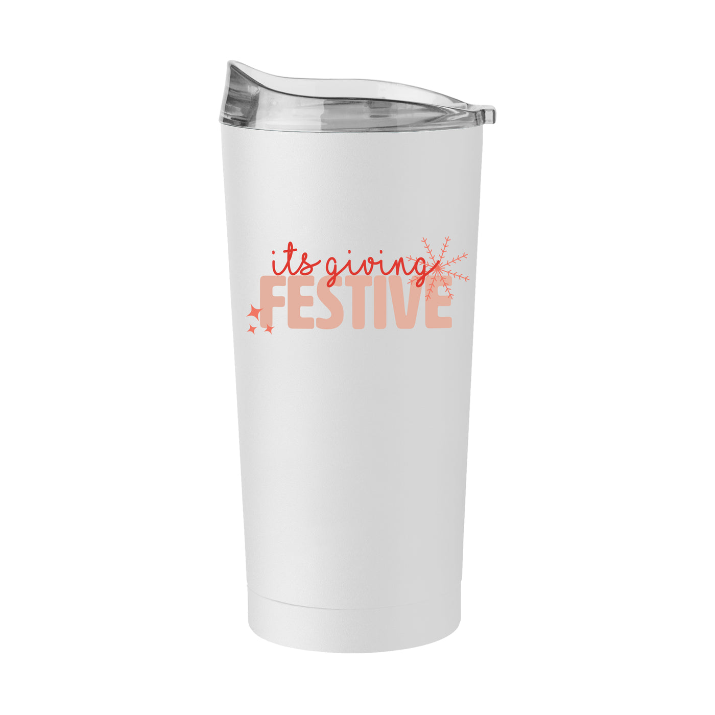Christmas Festive 20oz Powder Coat Tumbler