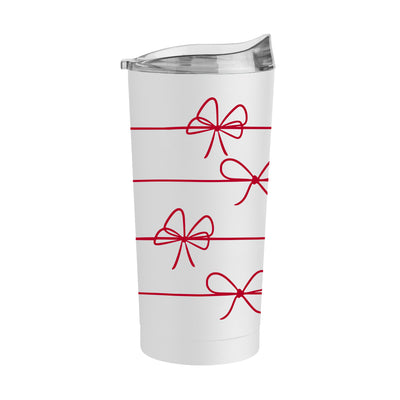 Christmas Ribbon 20oz Powder Coat Tumbler