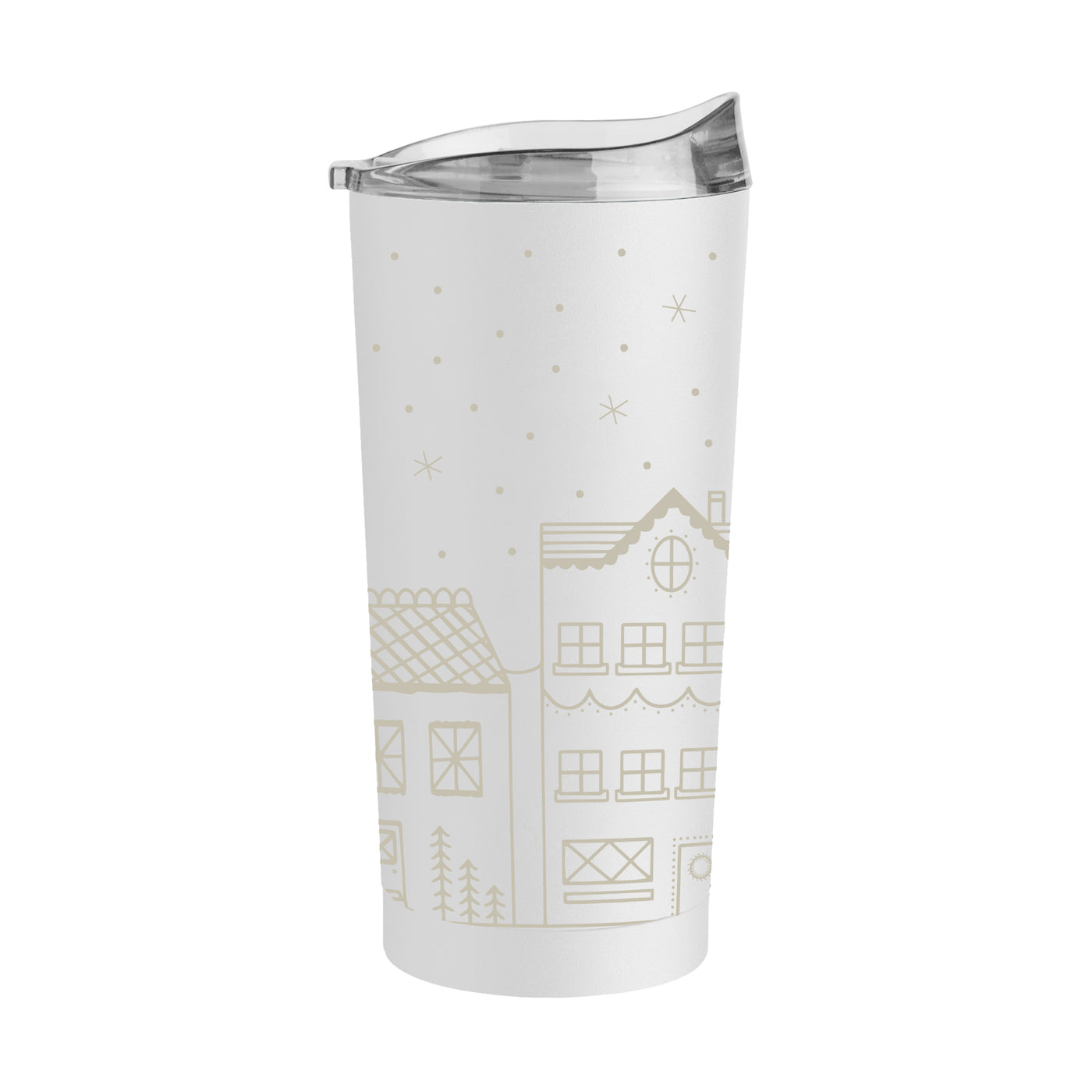 Christmas Village 20oz Powder Coat Tumbler