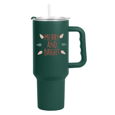 Christmas Merry and Bright 40oz PowderCoat Tumbler