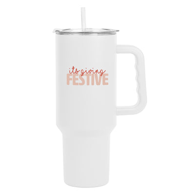 Christmas Festive 40oz PowderCoat Tumbler