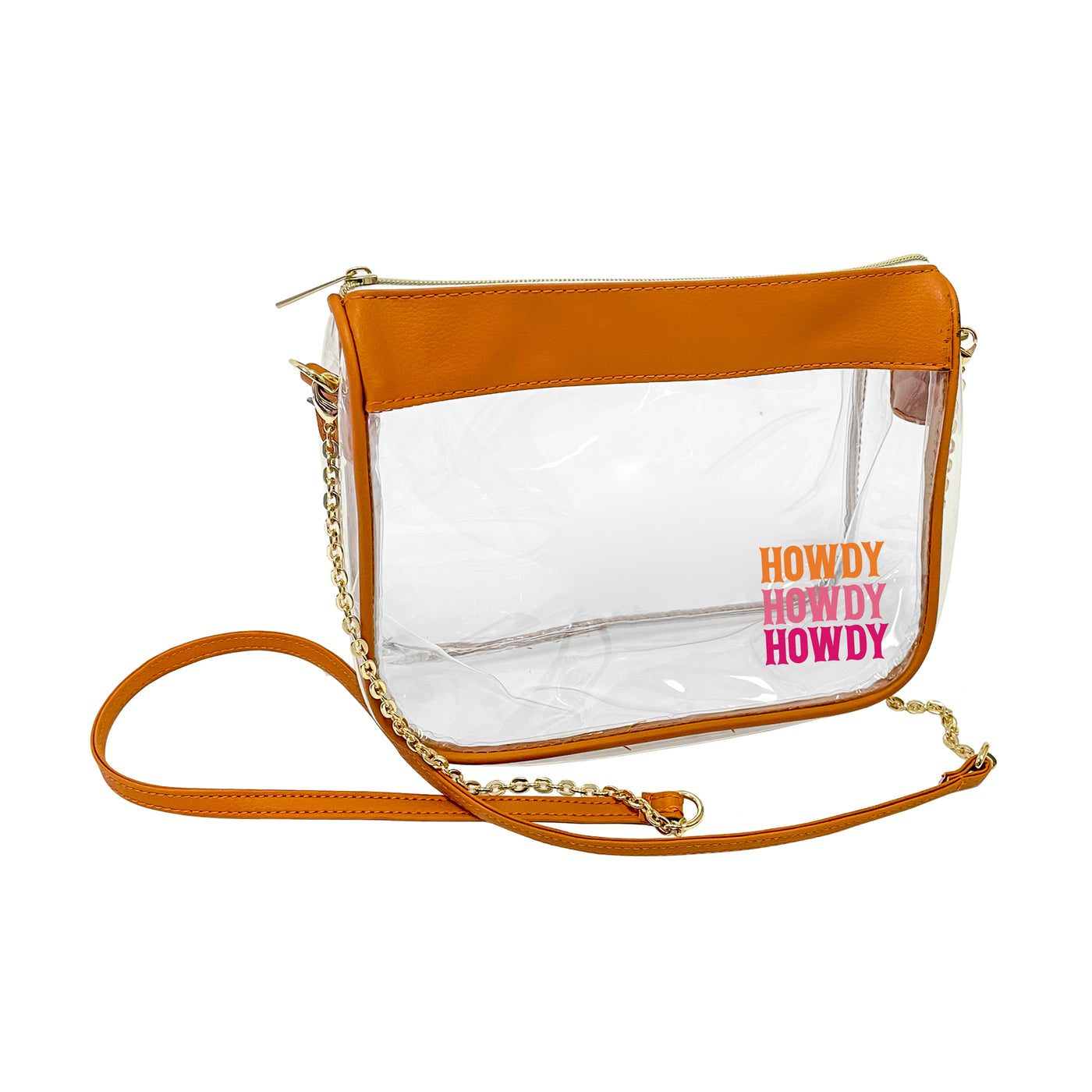 Just A Girl Hype Howdy Clear Bag