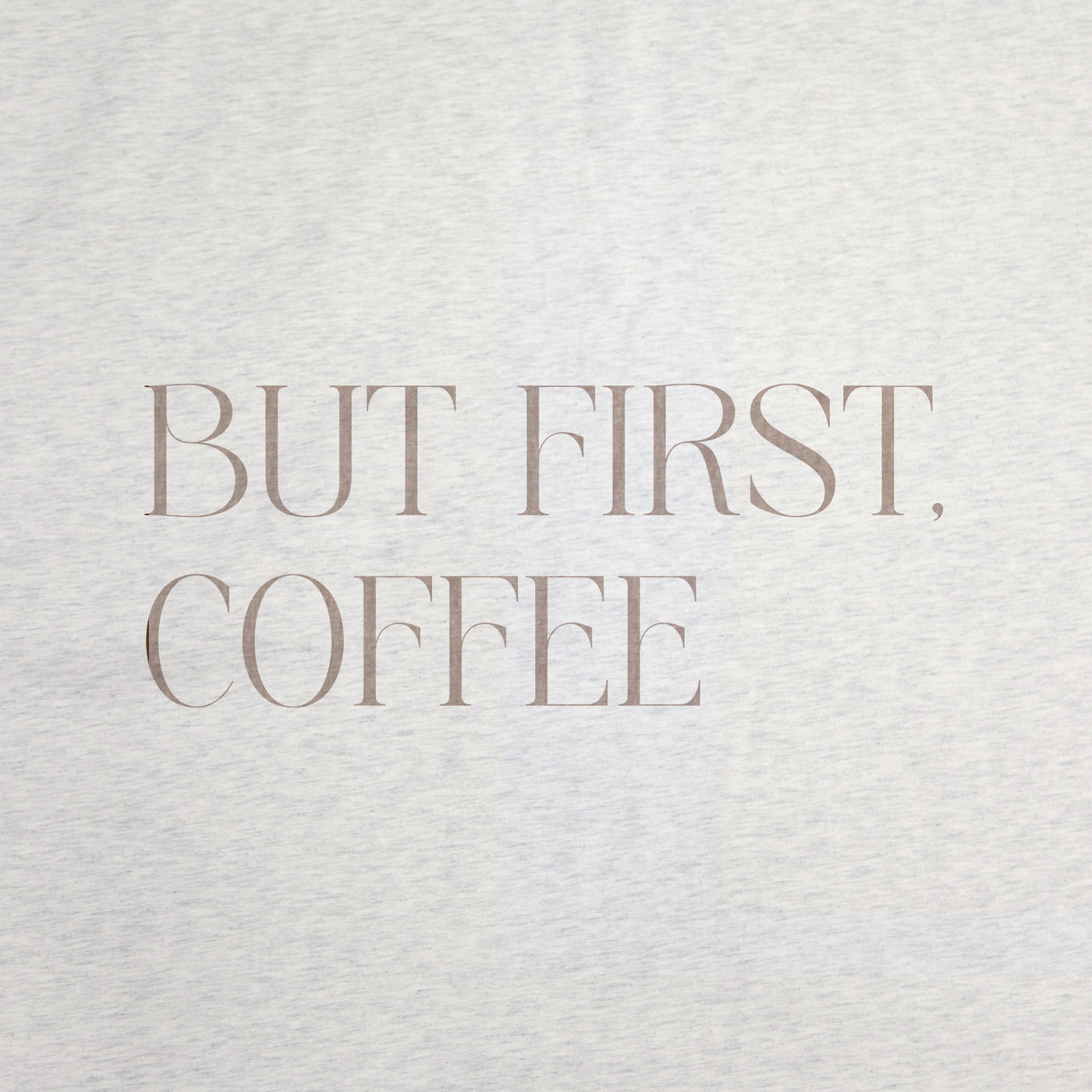 Just a Girl But First Coffee Sublimated Sweatshirt Blanket