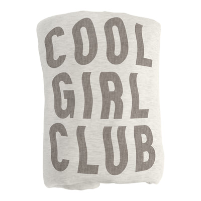 Just a Girl Cool Girl Cub Sublimated Sweatshirt Blanket