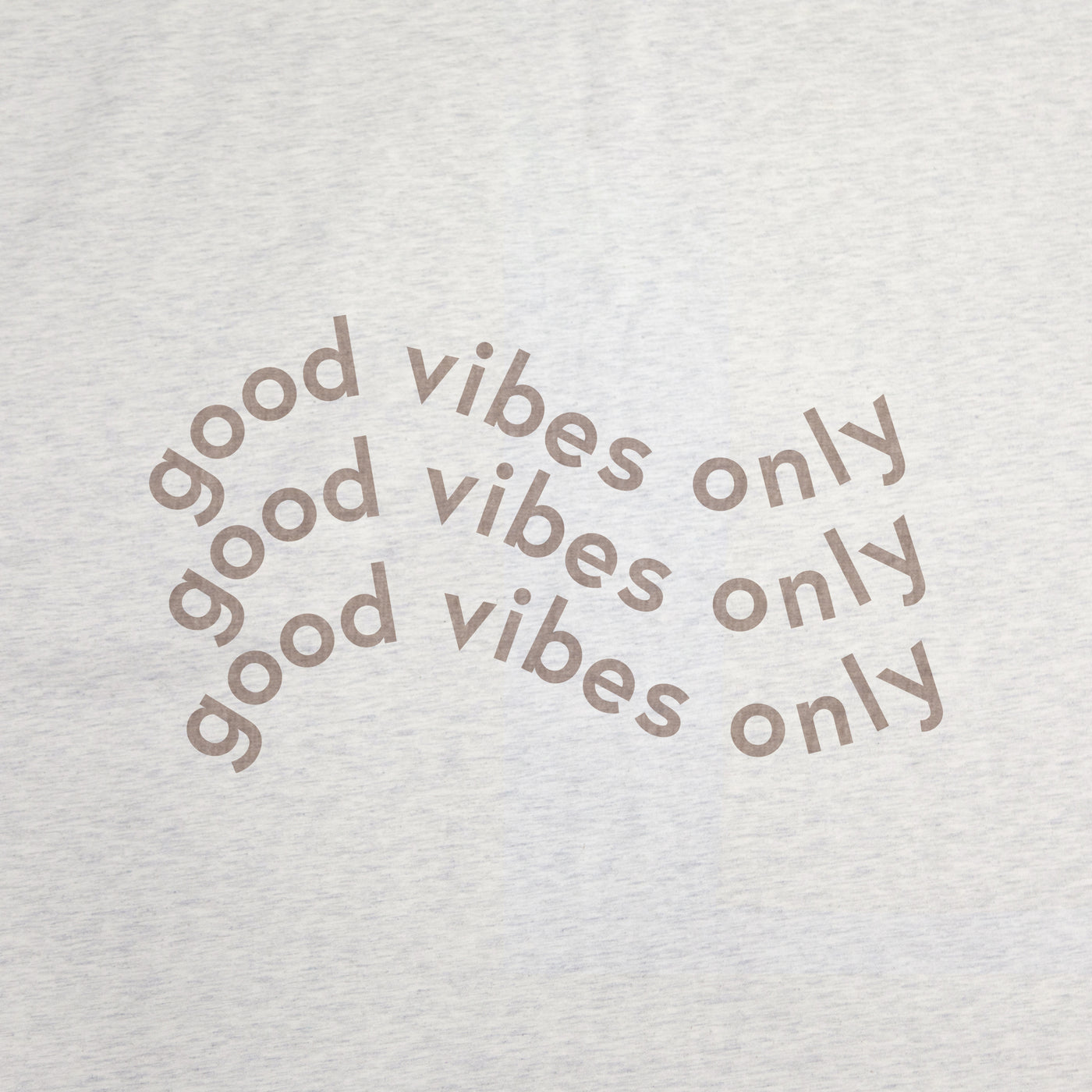 Just a Girl Good Vibes Only Sublimated Sweatshirt Blanket