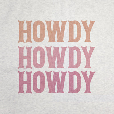 Just A Girl Sublimated Howdy Sweatshirt Blanket