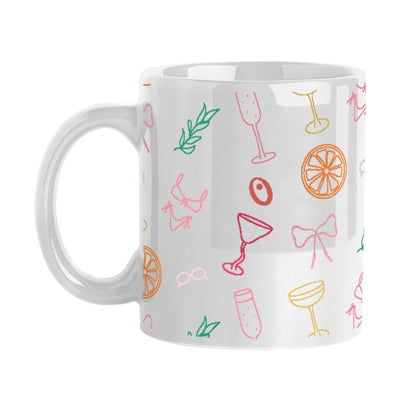 Just A Girl Summer Pattern 11oz Sublimated Mug