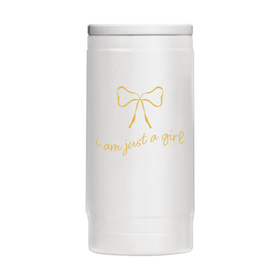 Just A Girl Just A Girl 12oz Powdercoat SlimCan Coolie