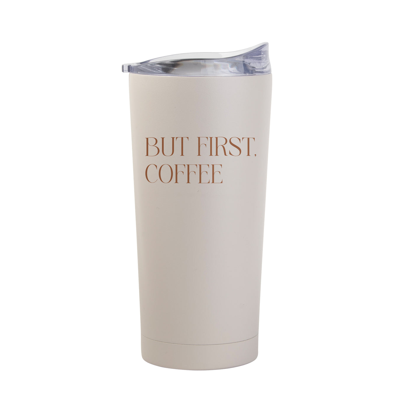 Just a Girl But First Coffee 20oz Powder Coat Tumbler