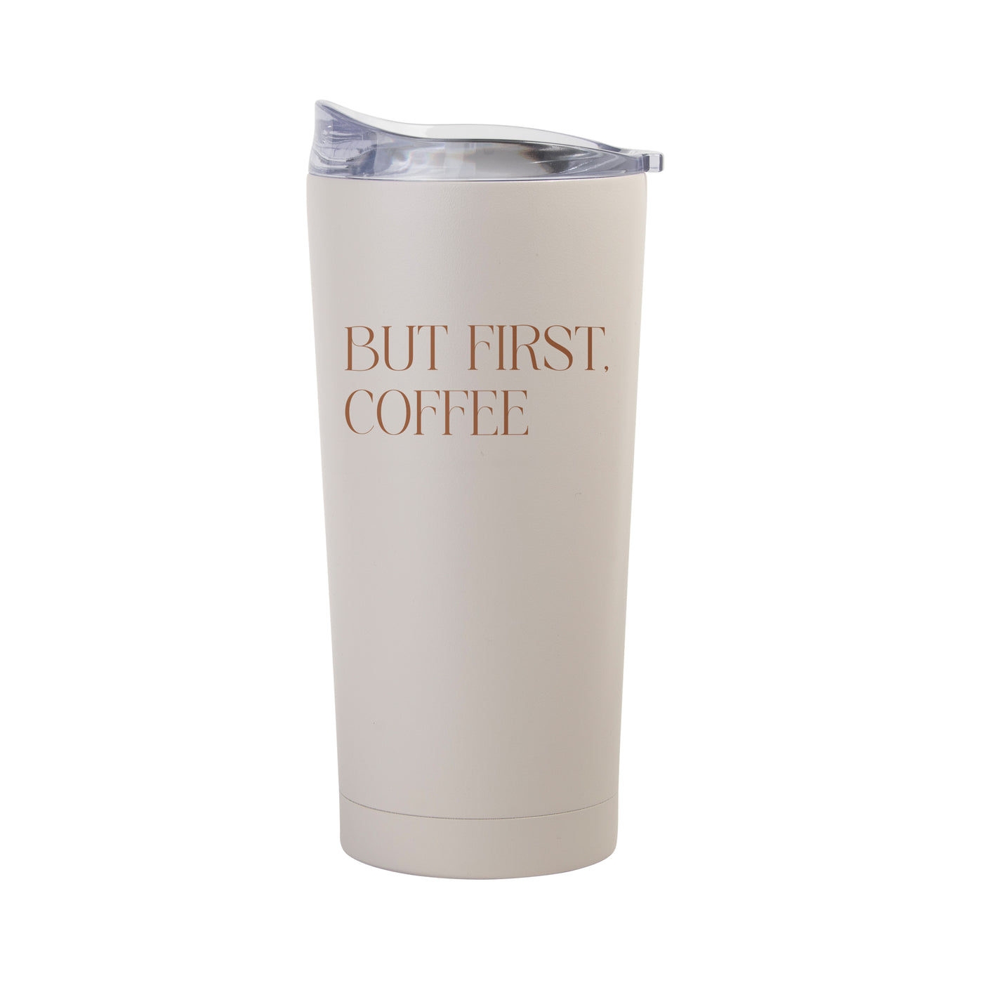 Just a Girl But First Coffee 20oz Powder Coat Tumbler