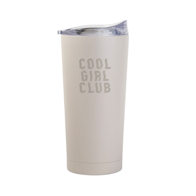 Just a Girl Cool Girl Cub 20oz Powder Coat Tumbler
